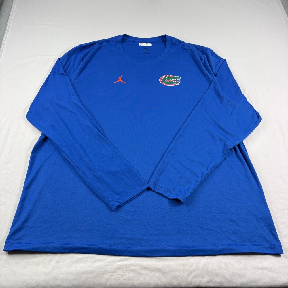 Florida Gators Shirt Mens 3XL Air Jordan Player Issued Dri Fit Long Sleeve NCAA